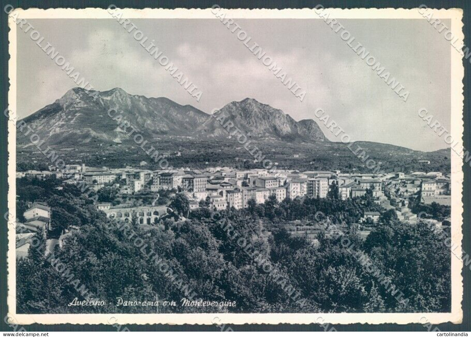 Avellino Città Montevergine PIEGHE Foto FG Cartolina JK1528 - Avellino