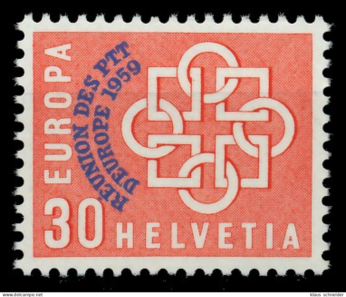 SCHWEIZ 1959 Nr 681 Postfrisch X06AA46 - Unused Stamps