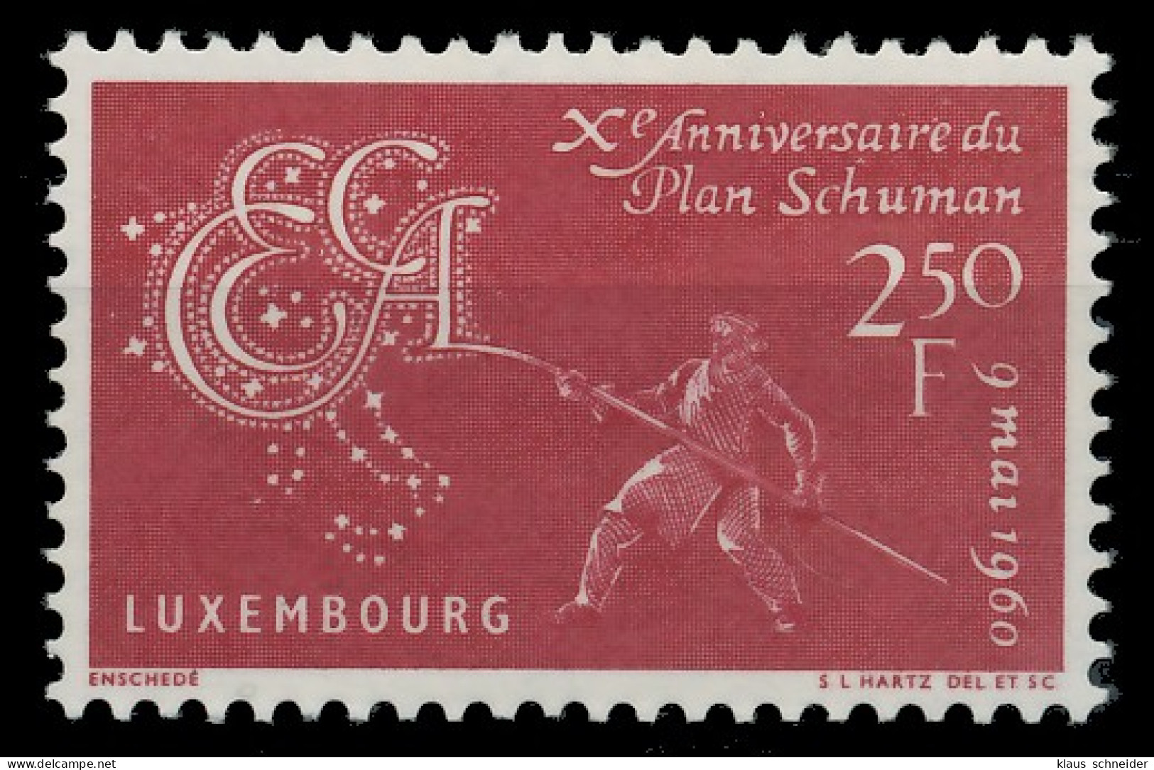 LUXEMBURG 1960 Nr 620 Postfrisch SAF0382 - Neufs