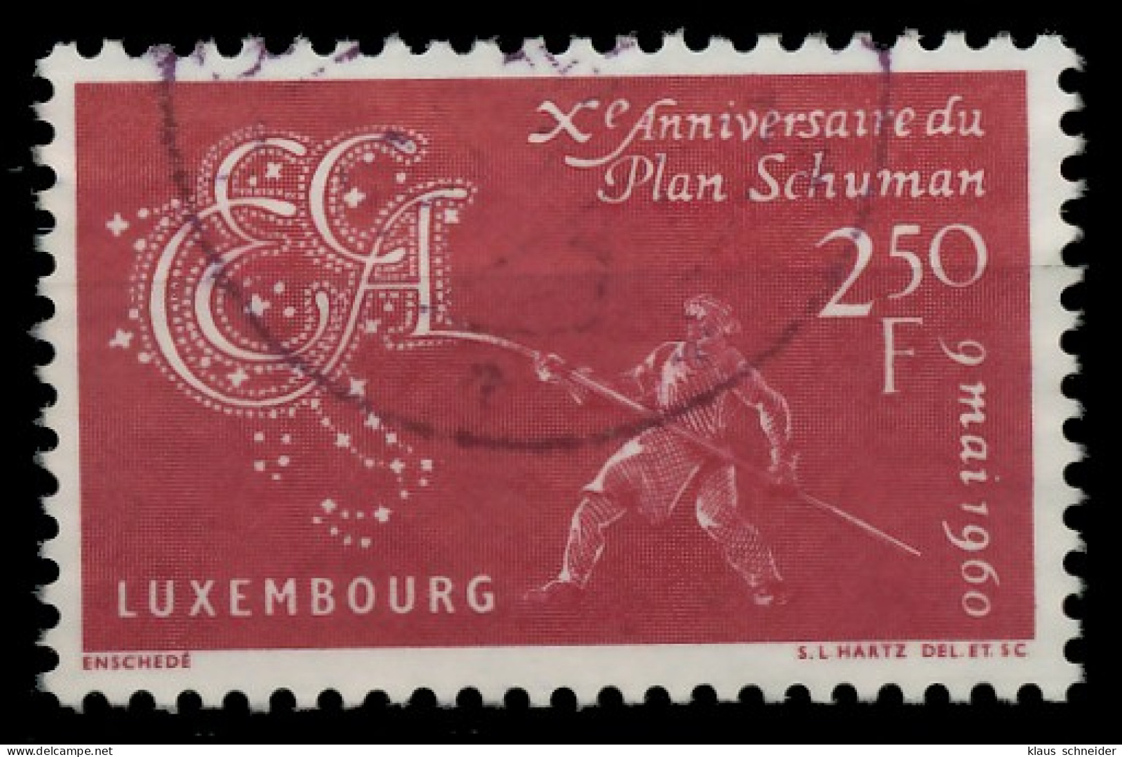 LUXEMBURG 1960 Nr 620 Gestempelt X0712A6 - Usados