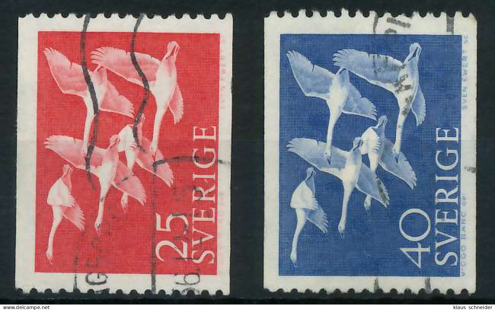 SCHWEDEN 1956 Nr 416-417 Gestempelt X0761D2 - Used Stamps