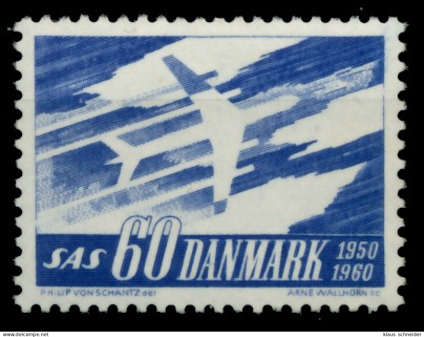 DÄNEMARK 1961 Nr 388x Postfrisch SAFF19E - Ongebruikt