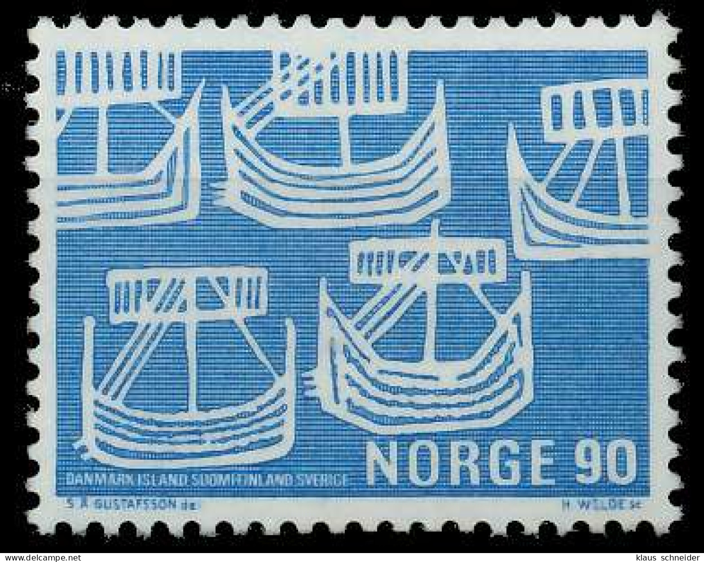 NORWEGEN 1969 Nr 580 Postfrisch SB04272 - Ongebruikt