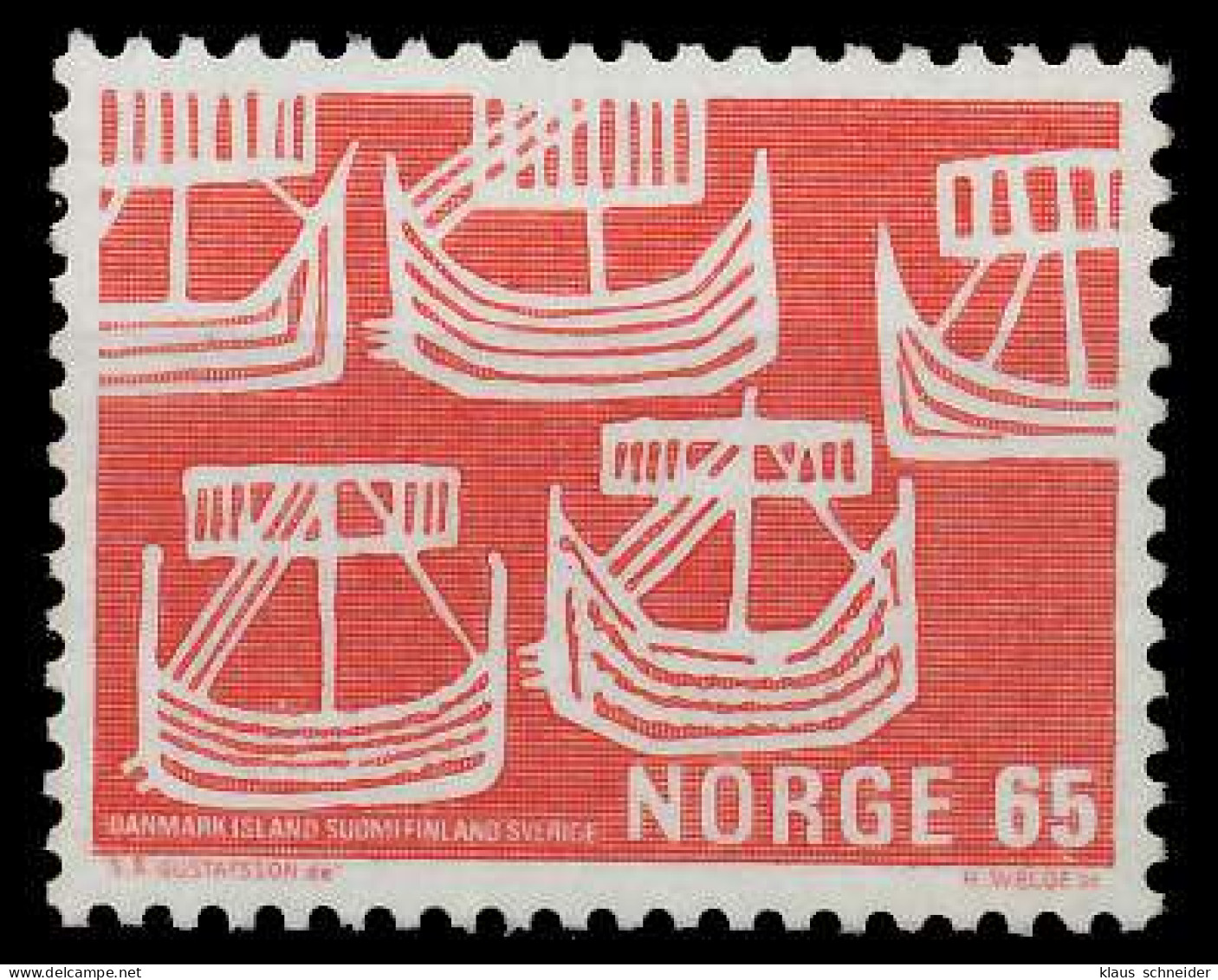 NORWEGEN 1969 Nr 579 Postfrisch SB04262 - Nuevos