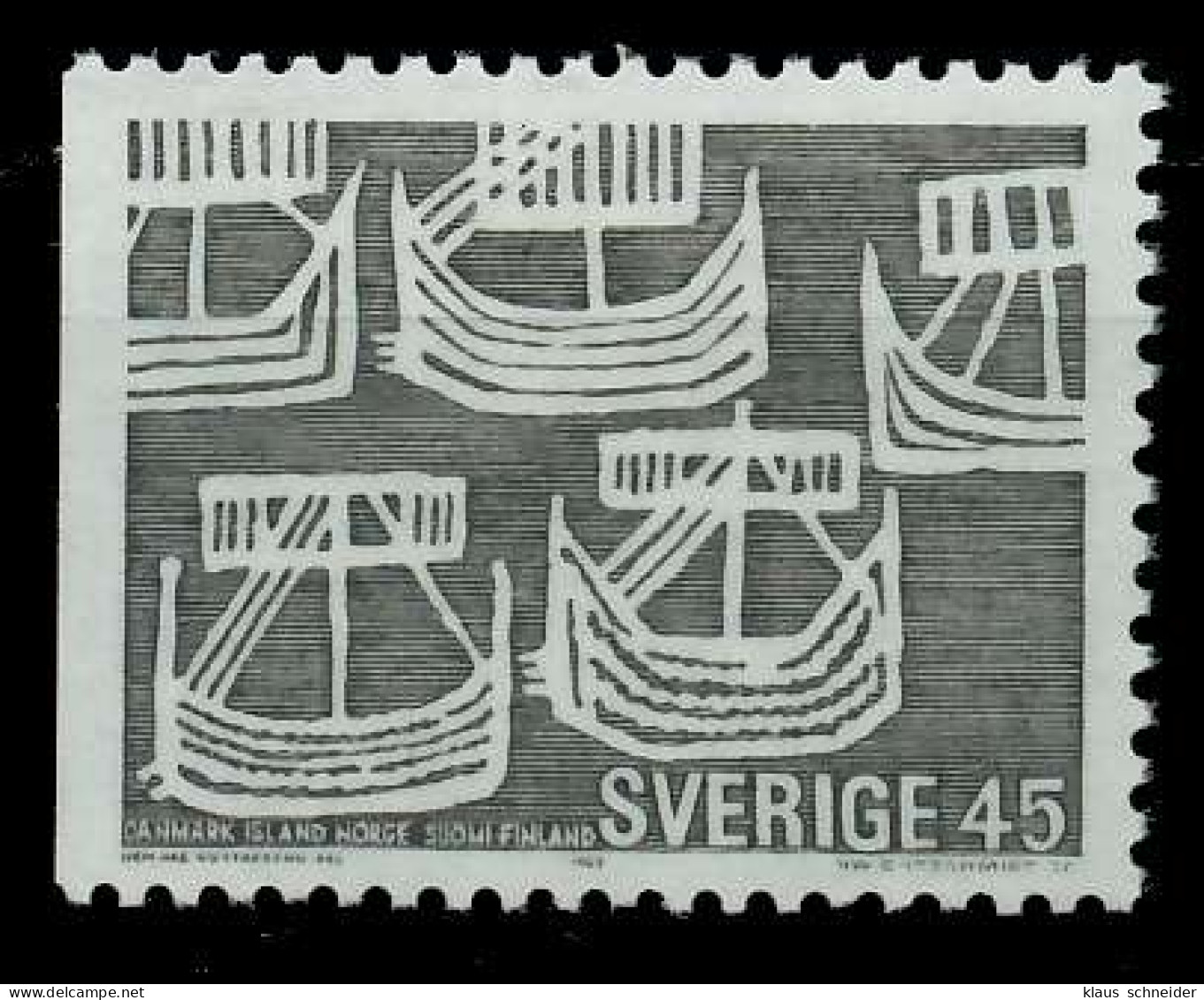 SCHWEDEN 1969 Nr 629Dl Postfrisch SB042F2 - Nuevos