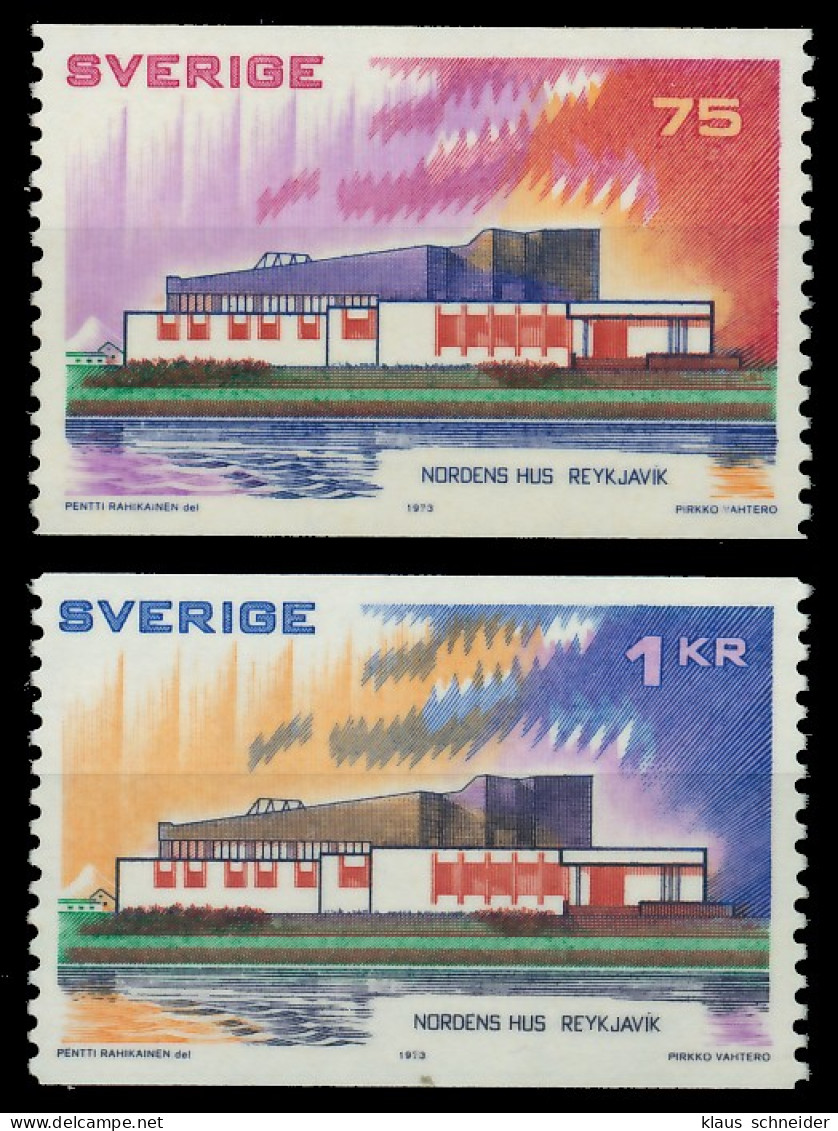 SCHWEDEN 1973 Nr 808-809 Postfrisch SB04452 - Unused Stamps