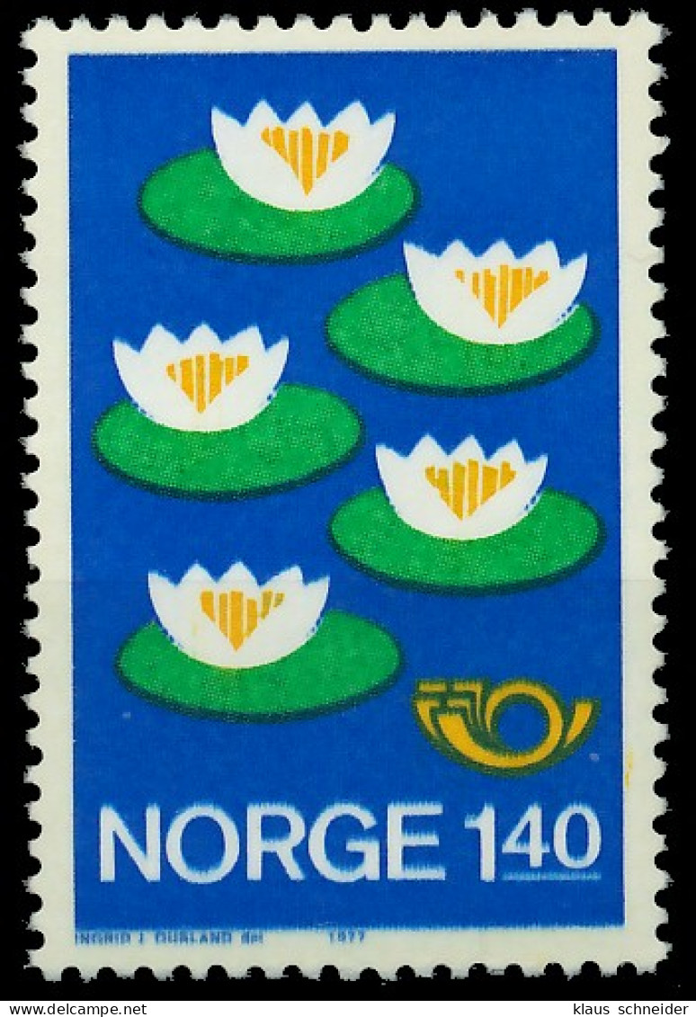 NORWEGEN 1977 Nr 738v Postfrisch SB04542 - Unused Stamps