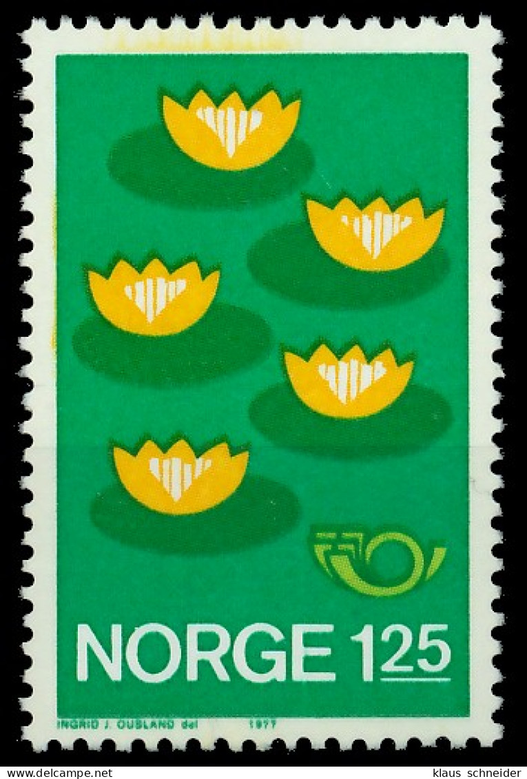 NORWEGEN 1977 Nr 737u Postfrisch SB04546 - Unused Stamps