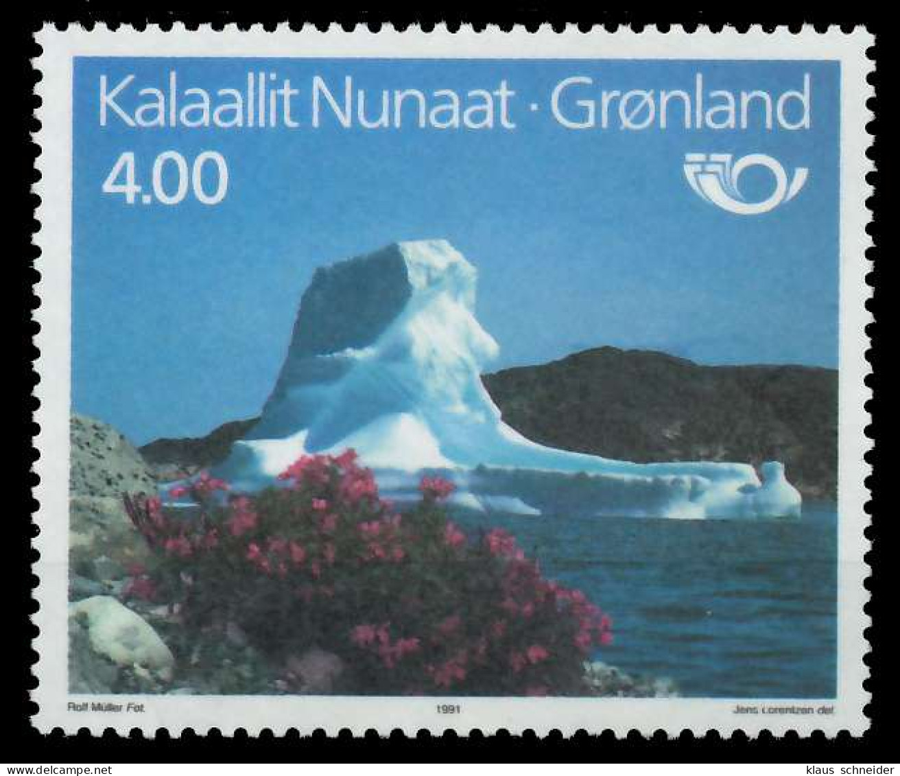 GRÖNLAND 1991 Nr 217 Postfrisch SB0E9CA - Unused Stamps