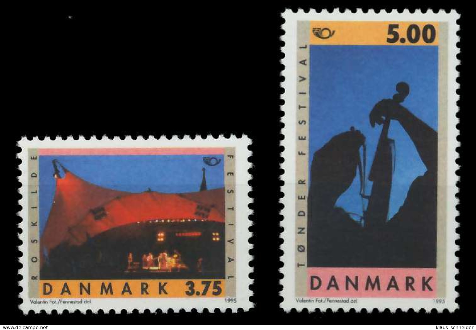 DÄNEMARK 1995 Nr 1105-1106 Postfrisch SB0EB52 - Ongebruikt