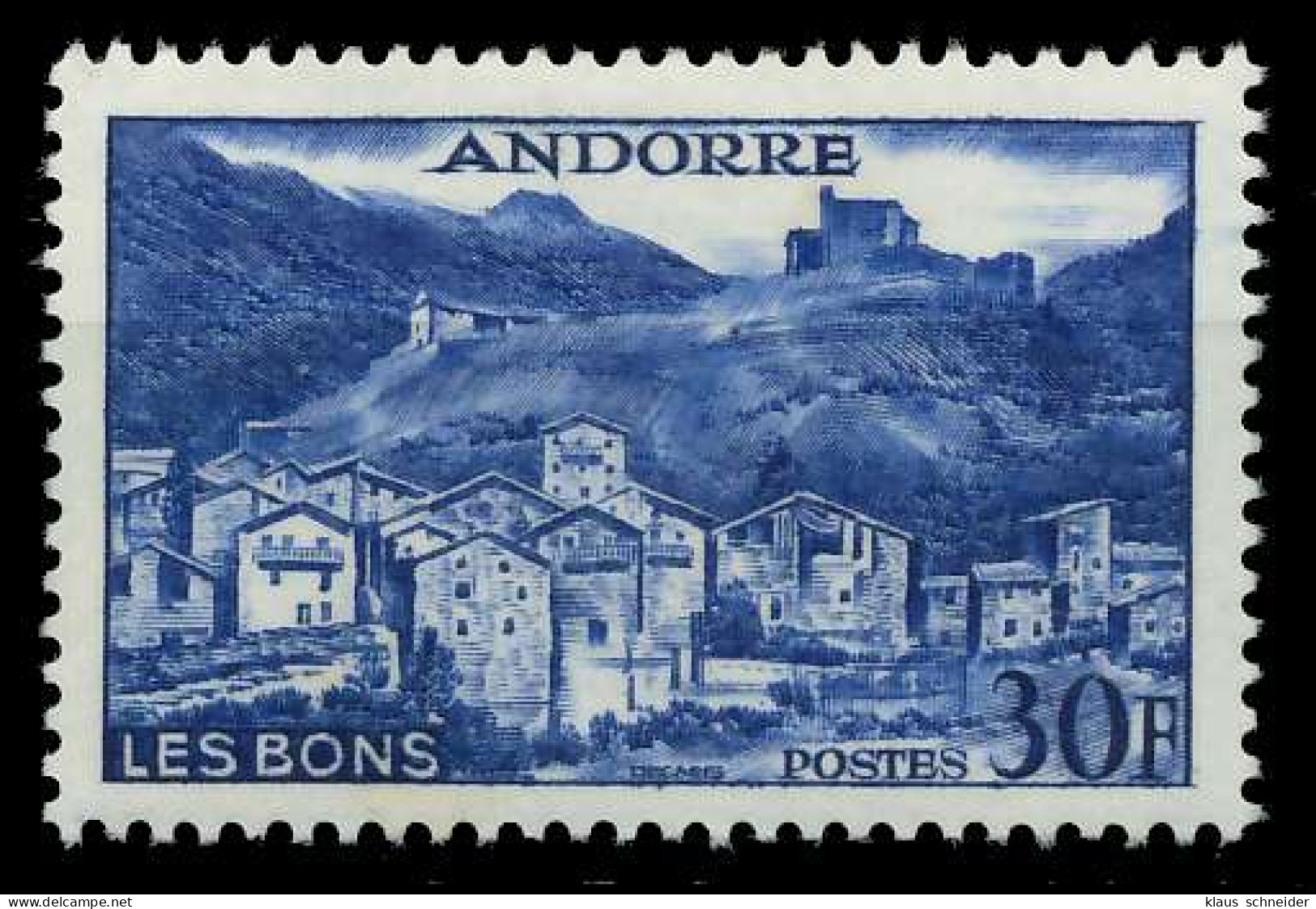 ANDORRA (FRANZ. POST) 1955 Nr 154 Postfrisch X084512 - Ungebraucht