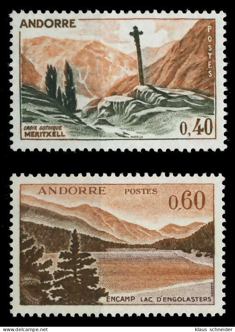 ANDORRA (FRANZ. POST) 1965 Nr 191-192 Postfrisch SB0EE5E - Nuevos