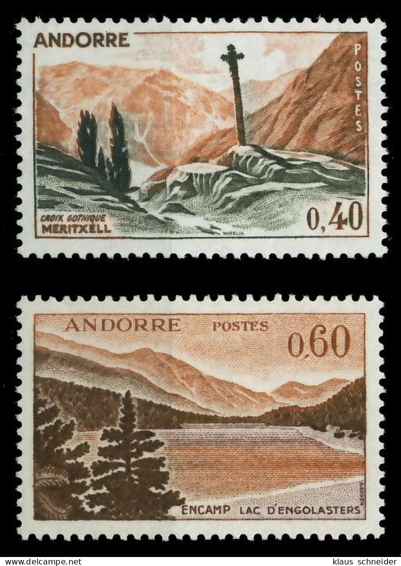 ANDORRA (FRANZ. POST) 1965 Nr 191-192 Postfrisch SB0EE5E - Ungebraucht