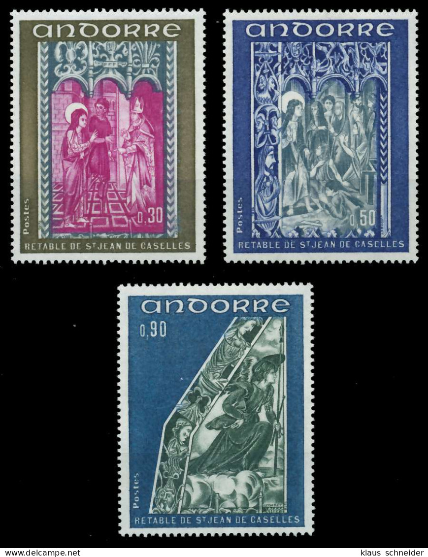 ANDORRA (FRANZ. POST) 1972 Nr 242-244 Postfrisch SB14876 - Nuevos