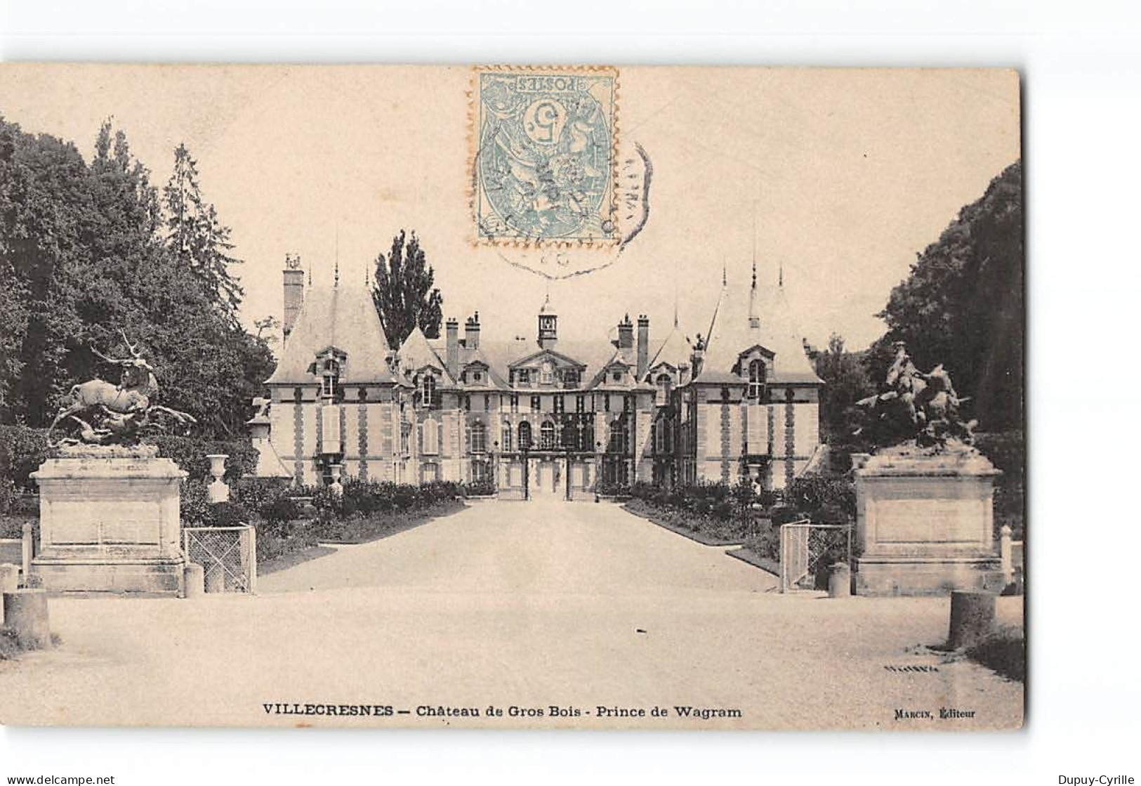 VILLECRESNES - Château De Gros Bois - Prince De Wagram - Très Bon état - Villecresnes
