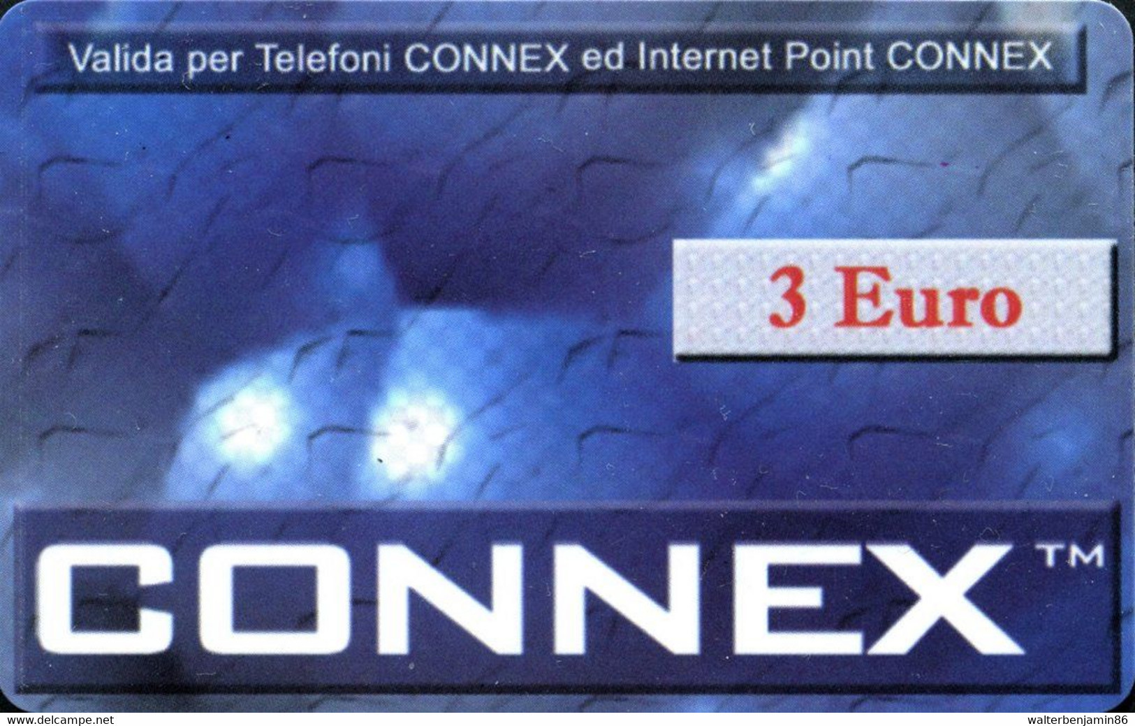 C&C 9060 A SCHEDA TELFONICA USI SPECIALI CONNEX 3 EURO DUMMY SENZA CHIP - Usi Speciali