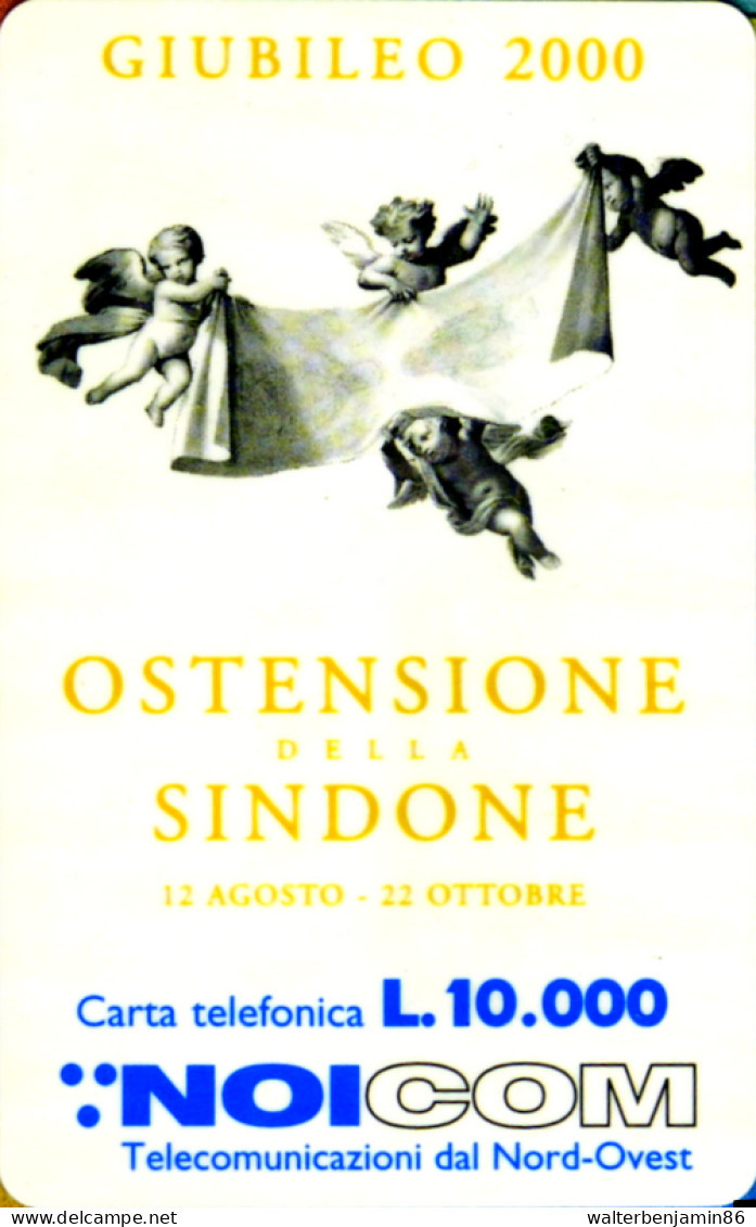 SCHEDA TELEFONICA INTERNAZIONALE NOICOM OSTENSIONE DELLA SINDONE GIUBILEO 2000 - Speciaal Gebruik