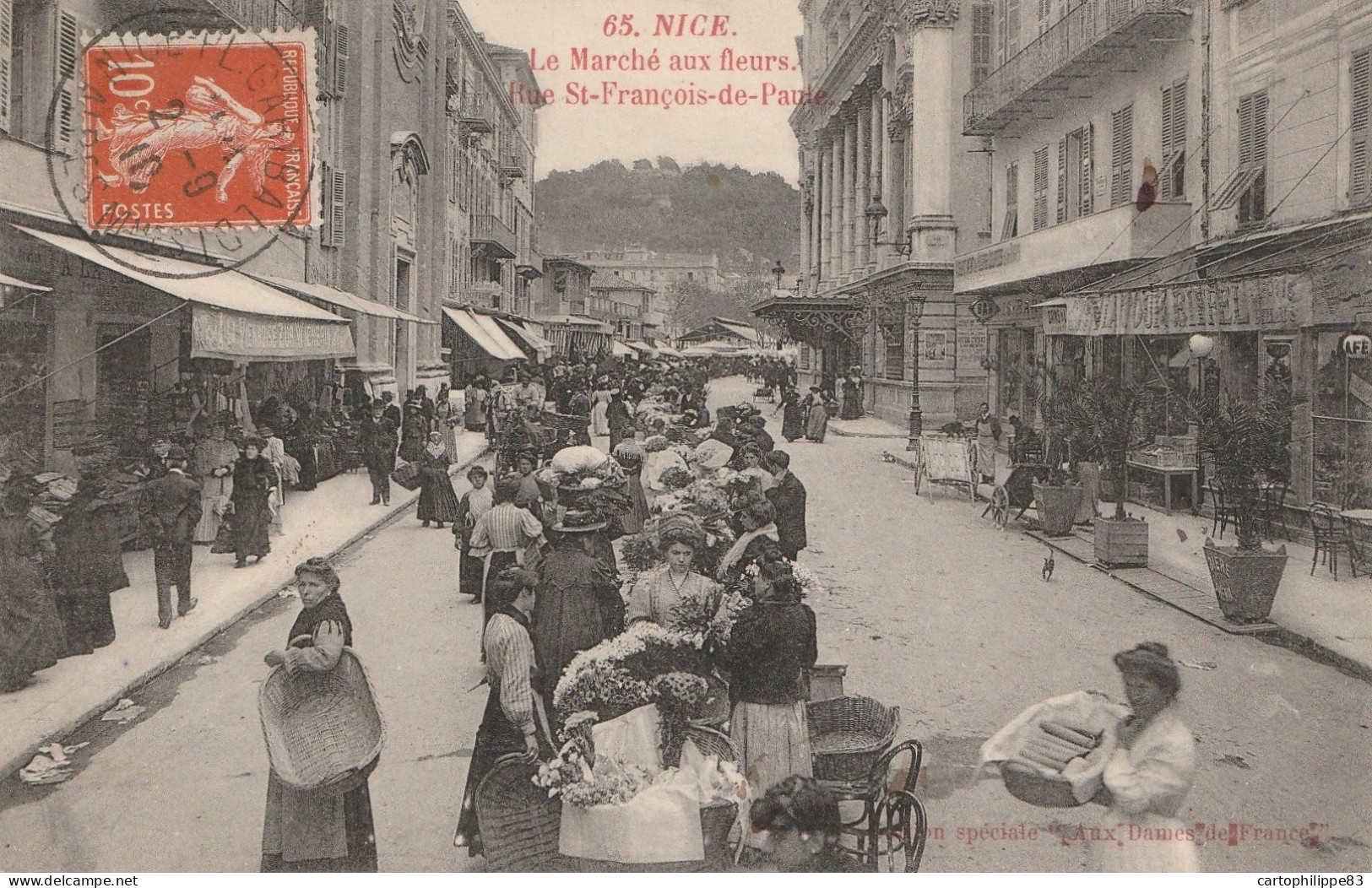 ALPES MARITIMES 06 NICE MARCHÉ AUX FLEURS ST FRANÇOIS DE PAULE - Markets, Festivals