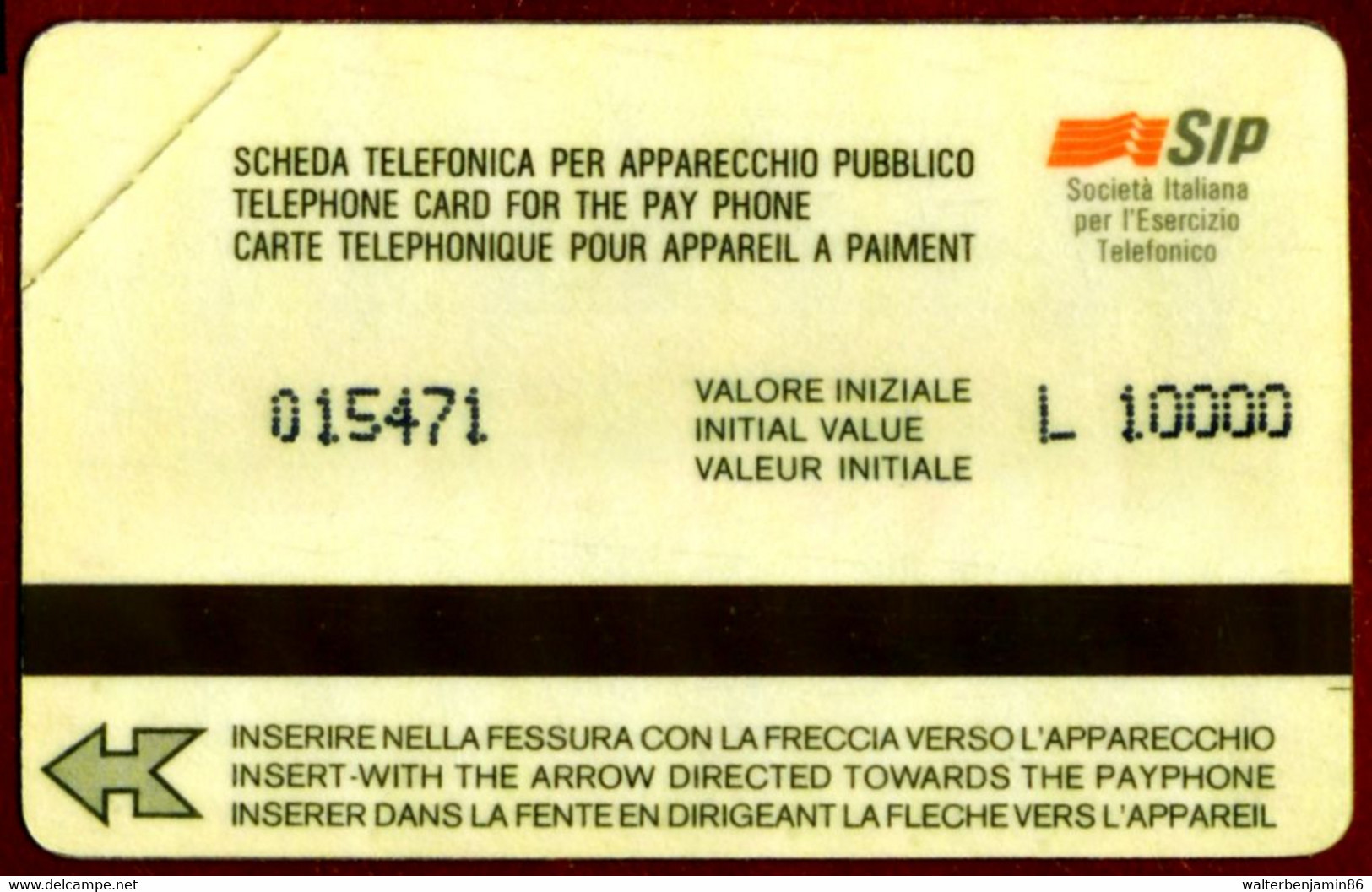 G P 63 C&C 1078 SCHEDA TELEFONICHA NUOVA MAGNETIZZATA URMET BIANCA 10.000 L - Special Uses