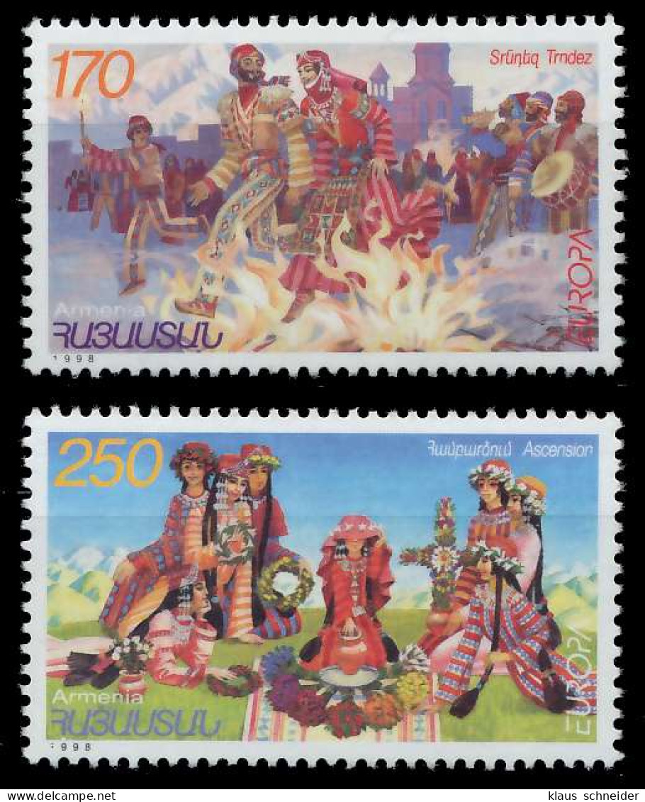 ARMENIEN 1998 Nr 335-336 Postfrisch X0B4A0E - Armenia