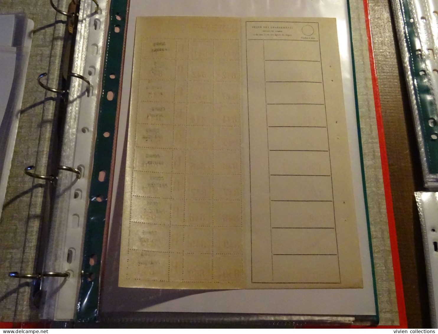 France Cours Centre D'instruction Orléans 1954 Planche Vierge De 10 étiquette De Recommandations Valeurs Déclarées Et AR - Cours D'Instruction