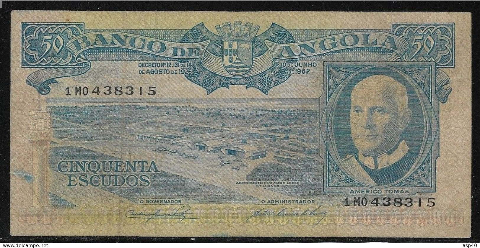 ANGOLA - 50 ESCUDOS DE 1962 - Angola