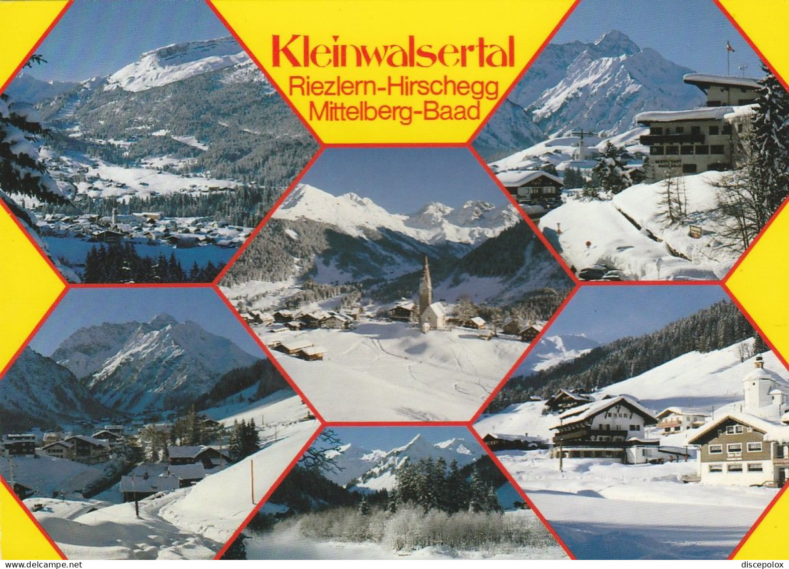 U6024 Kleinwalsertal - Riezlern - Hirschegg - Mittelberg - Baad / Viaggiata 1991 - Kleinwalsertal