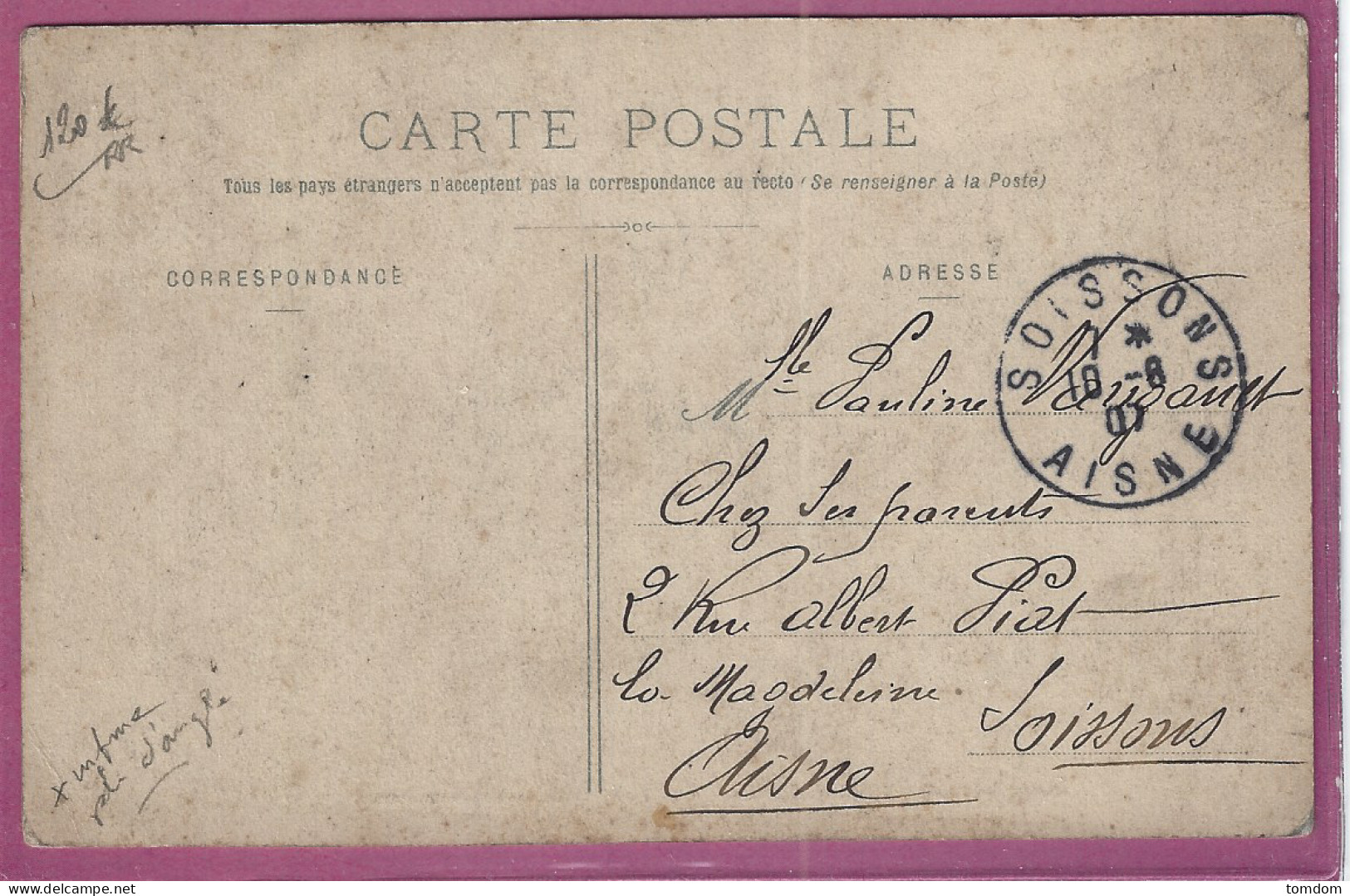 Île De La Réunion *** St Denis-Arret D'un Train Place Du Gouvernement (Voyagée 1907) - Saint Denis