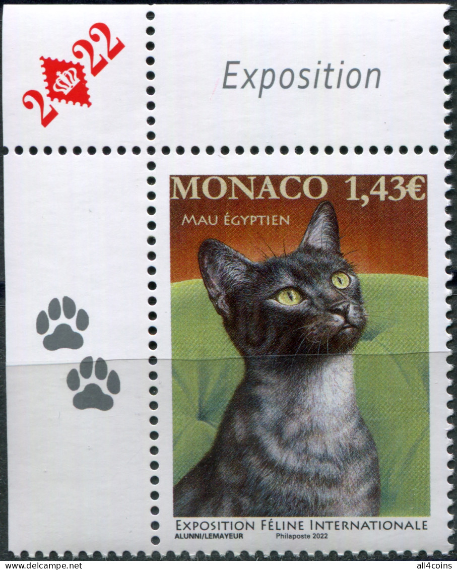 Monaco 2022. International Cat Show (I) (MNH OG) Stamp - Ungebraucht