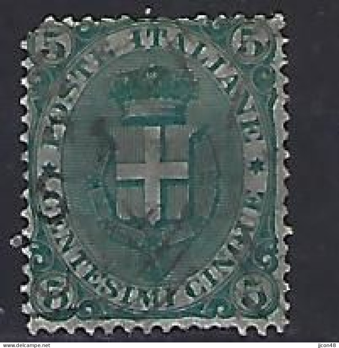 Italy 1891  WappenI (o) Mi.60 - Usados