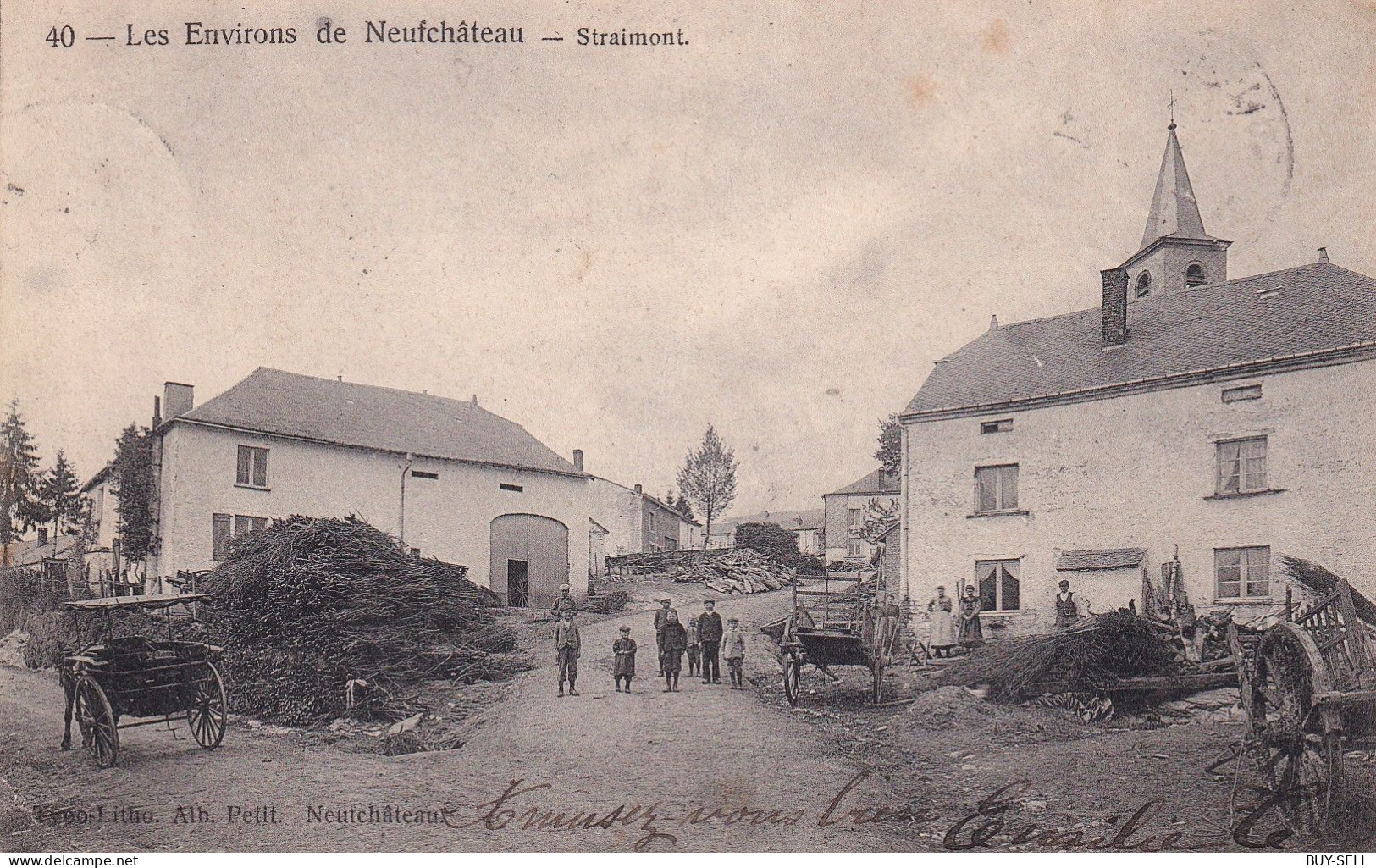 BELGIQUE - STRAIMONT - 1908 - Neufchâteau