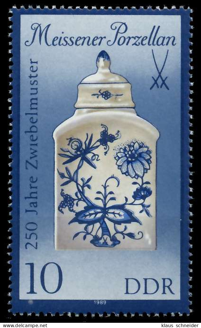 DDR 1989 Nr 3241II Postfrisch SB7B2CE - Nuovi
