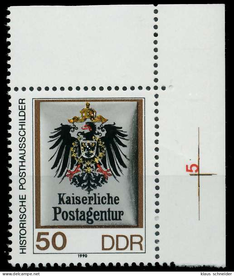 DDR 1990 Nr 3304 Postfrisch ECKE-ORE X0E432E - Nuovi