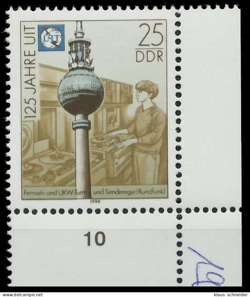 DDR 1990 Nr 3334 Postfrisch ECKE-URE X0E8C9E - Nuovi