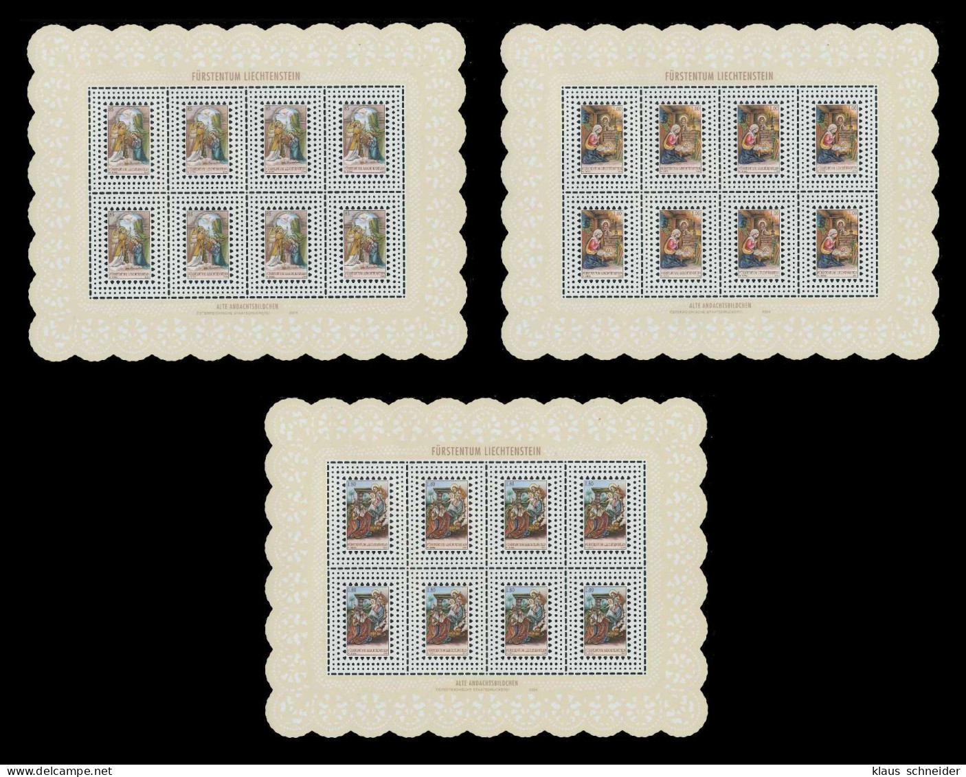 LIECHTENSTEIN 2004 Nr 1361KB-1363KB Postfrisch X393A16 - Unused Stamps