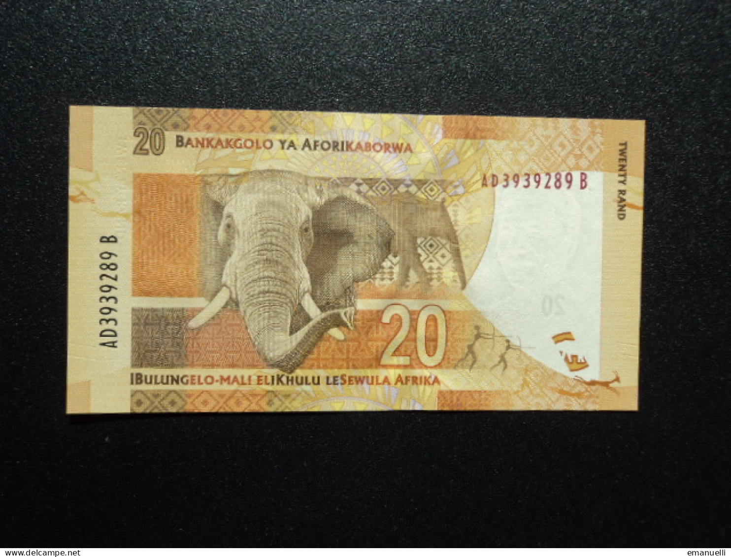 AFRIQUE DU SUD * : 20 RAND   ND 2012   P 134  Signature 9   Presque NEUF - Sudafrica