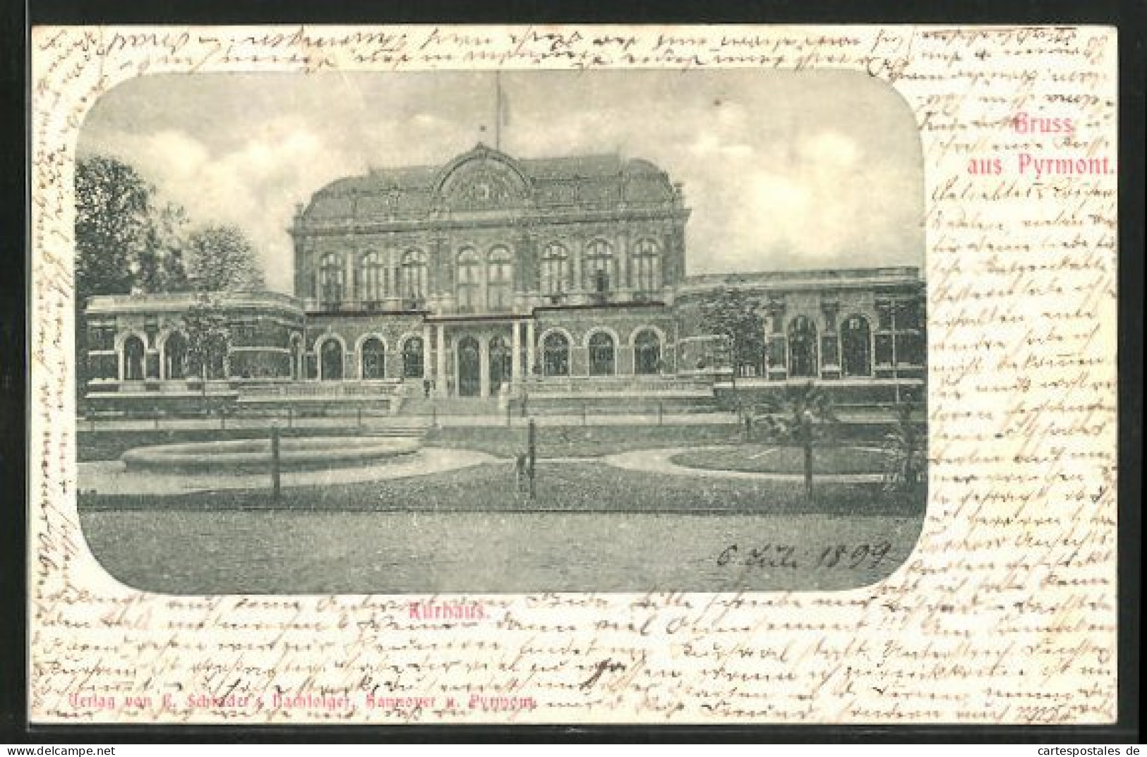 AK Bad Pyrmont, Kurhaus Mit Anlagen  - Bad Pyrmont