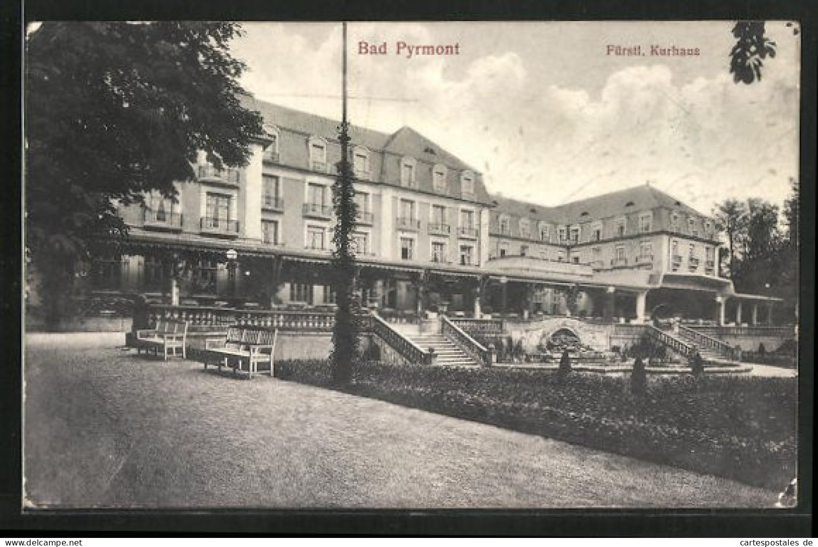 AK Bad Pyrmont, Fürstliches Kurhaus  - Bad Pyrmont