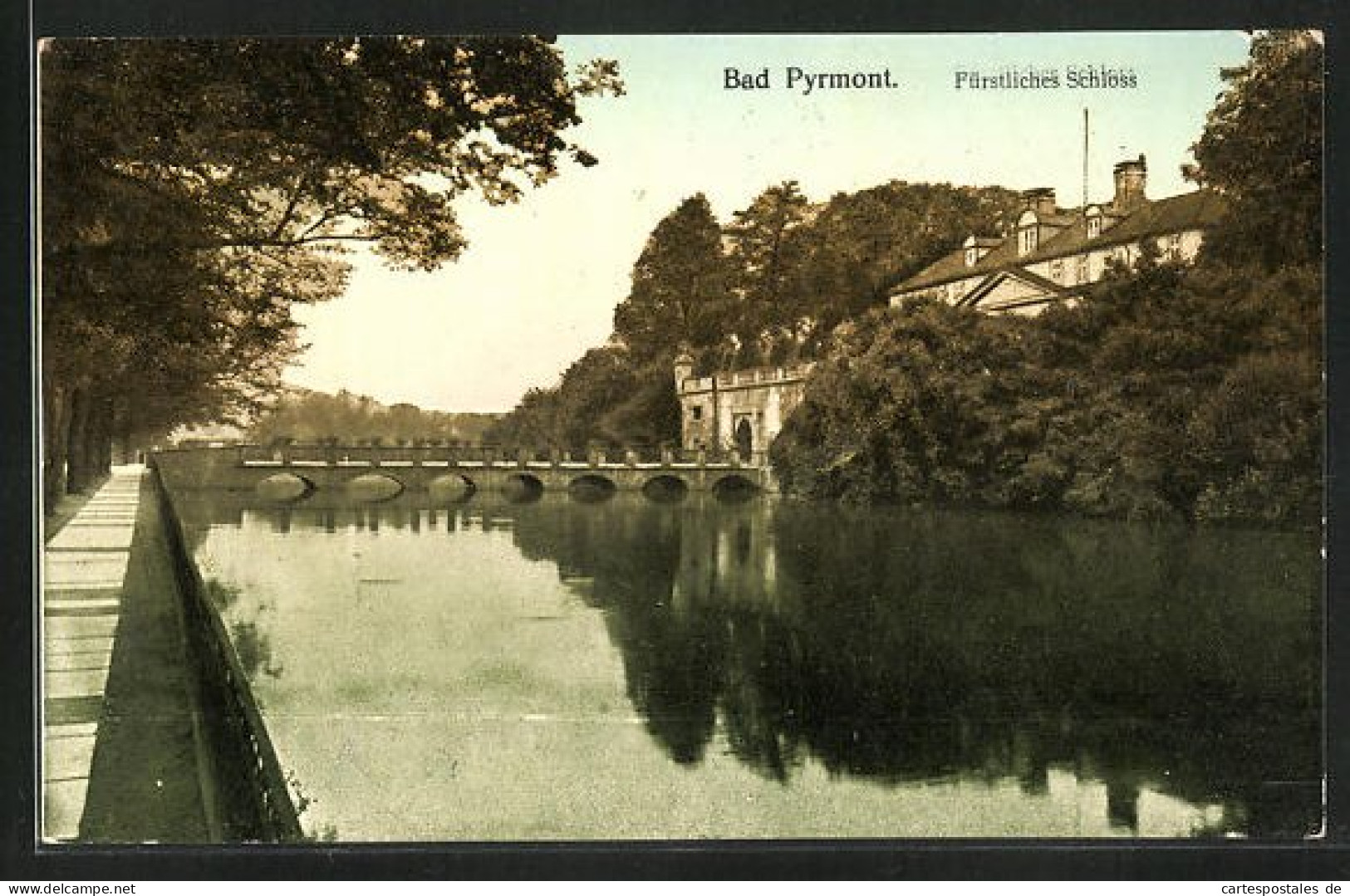 AK Bad Pyrmont, Fürstliches Schloss  - Bad Pyrmont