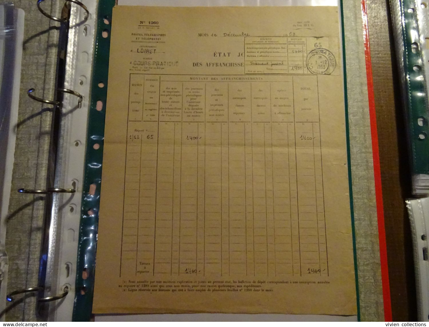 France Cours Pratique D'instruction Orléans 1953 La République Du Centre Journal Quotidien / Déclaration Chèques Postaux - Lehrkurse