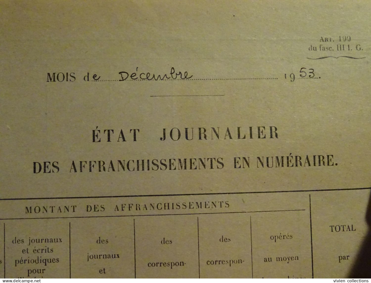 France cours pratique d'instruction Orléans 1953 La République du Centre journal quotidien / déclaration chèques postaux