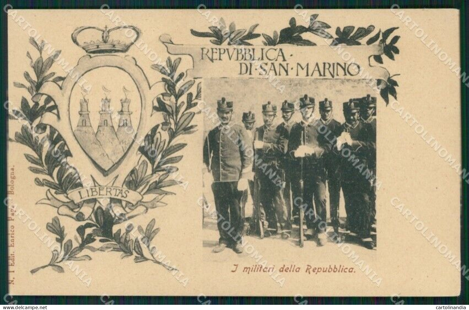 San Marino Militari Della Repubblica Cartolina MQ5621 - Saint-Marin