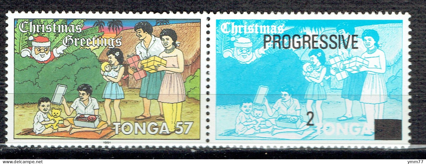 Noël. Des Cadeaux Pour Toute La Famille - Tonga (1970-...)