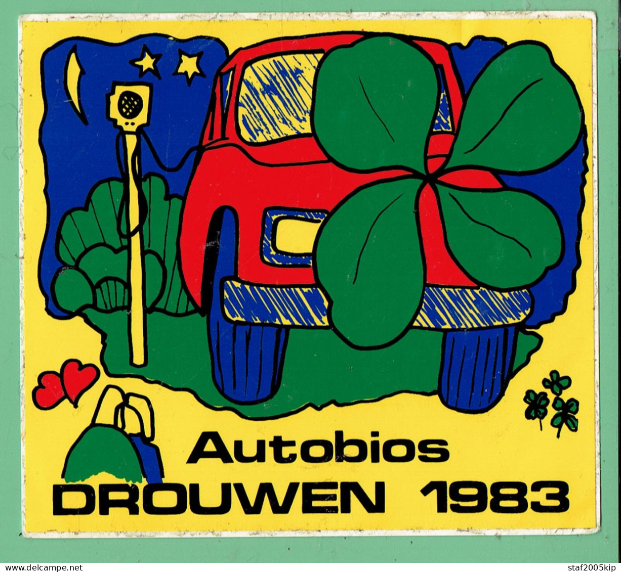 Sticker - Autobios - DROUWEN 1983 - Autocollants