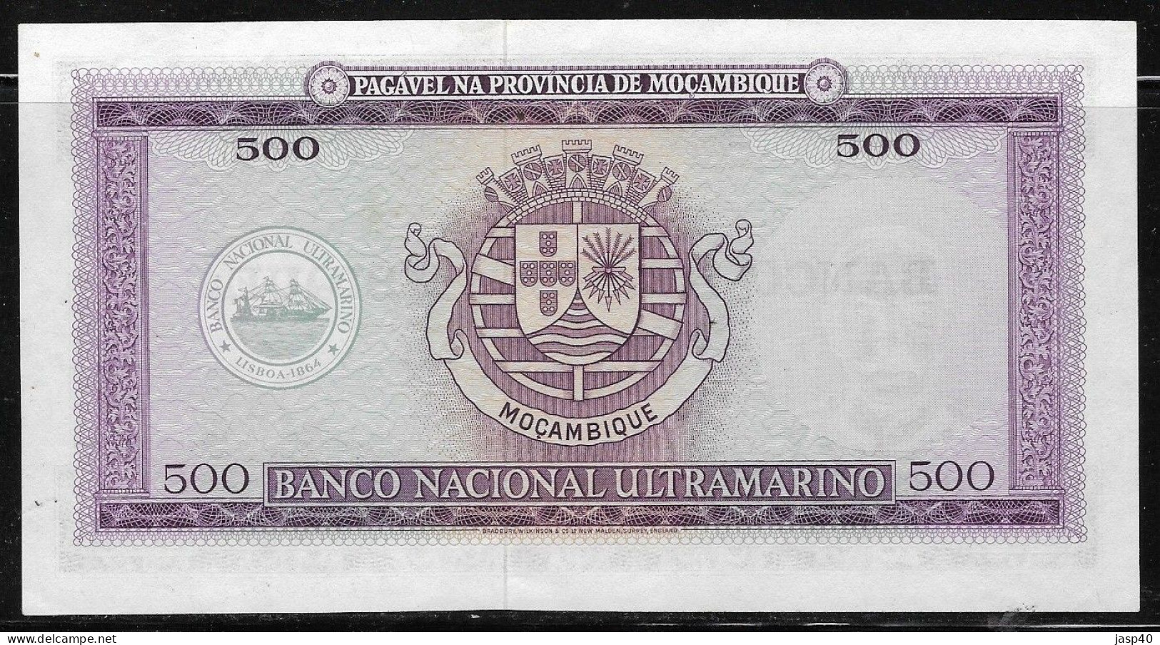 MOÇAMBIQUE - 500 ESCUDOS DE 1967 - Moçambique