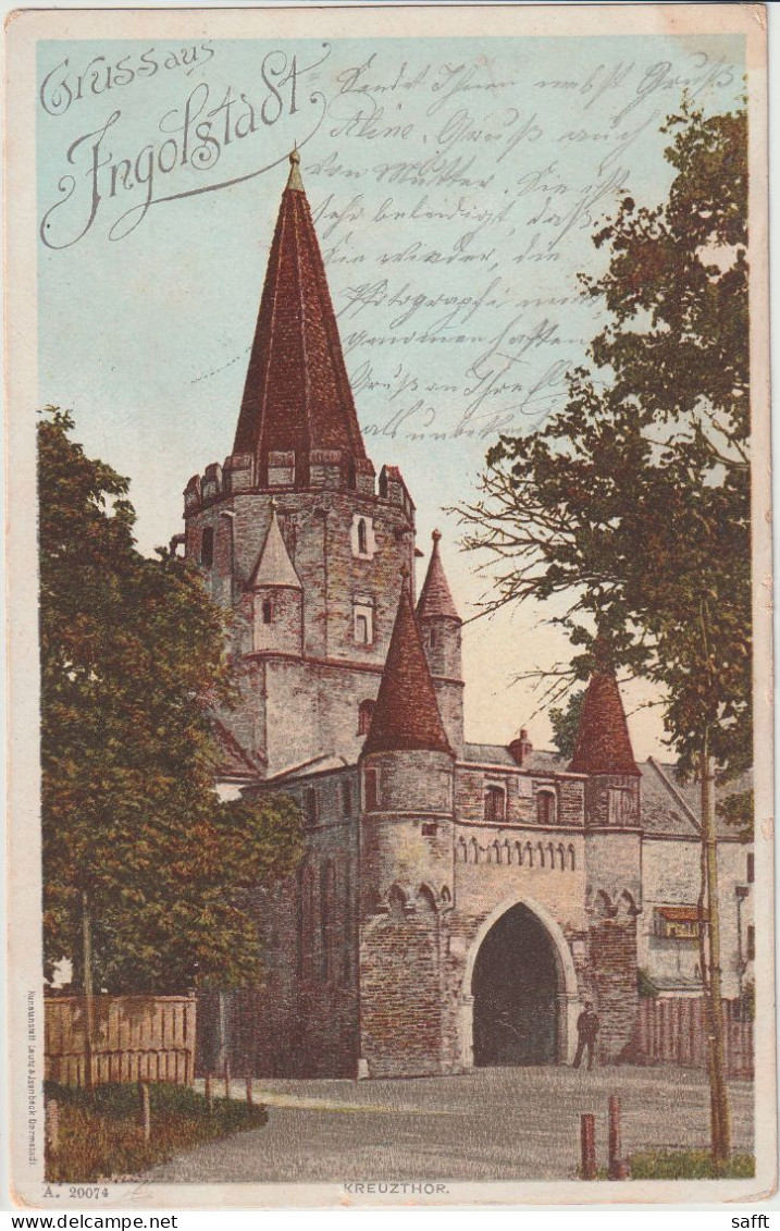 AK Ingolstadt, Kreuztor 1900 - Ingolstadt