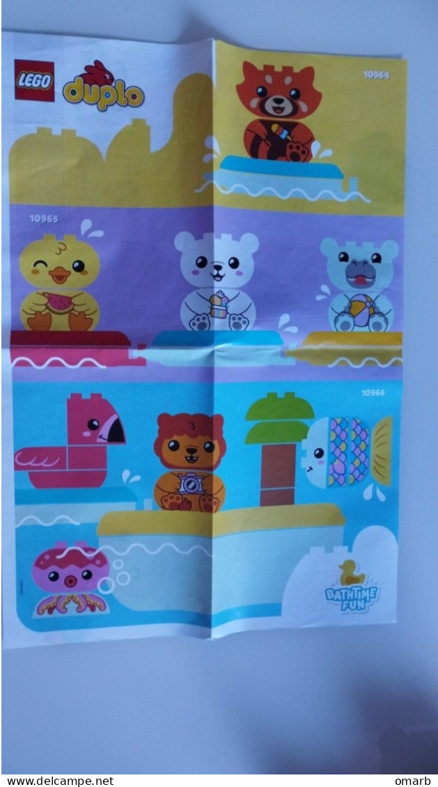 Dep124 Depliant Lego Duplo Bathtime Fun Giochi Bagno Neonati Baby - Catalogs