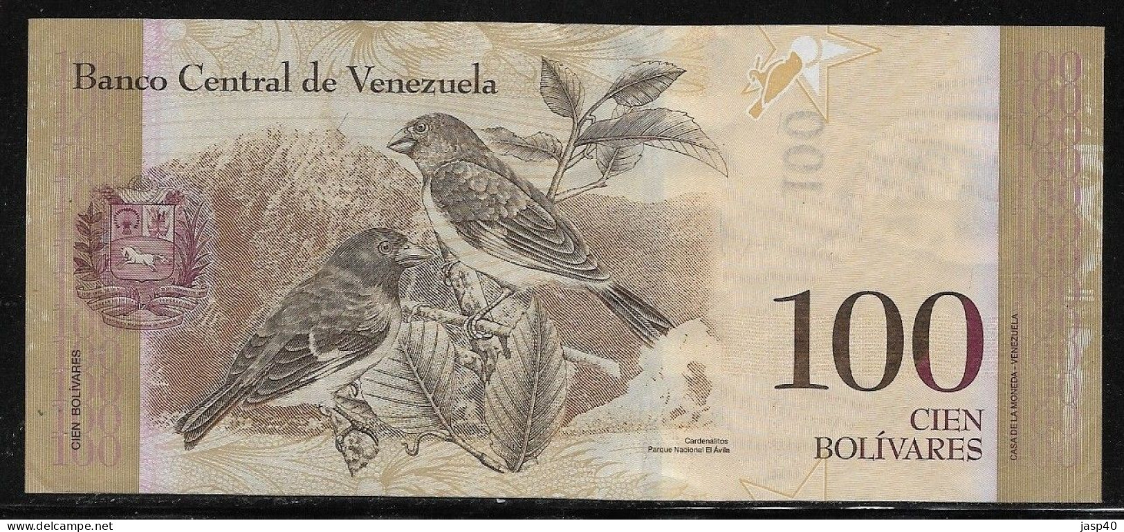 VENEZUELA - 100 BOLIVARES - Venezuela