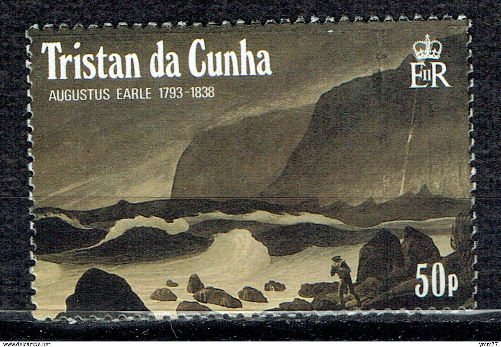 Série Courante : Tableaux De Augustus Earle : Vue Du Nord-Est - Tristan Da Cunha