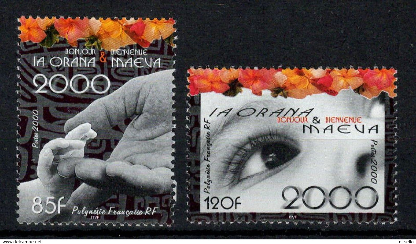 LOTE 2202 D /// (C108)  POLINESIA FRANCESA  - YVERT Nº: 610/611 **MNH    ¡¡¡ OFERTA - LIQUIDATION - JE LIQUIDE !!! - Unused Stamps